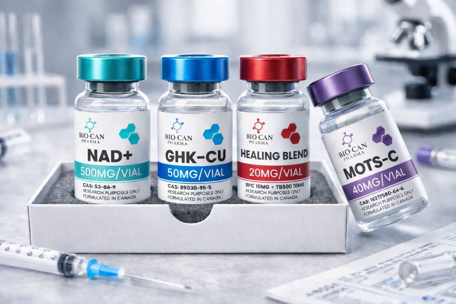 Peptide stack